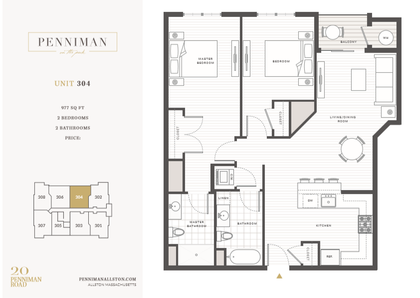 2 bed, 2 bath apartment for rent at 20 Penniman Rd Unit 304, Allston — photo 1 of 15