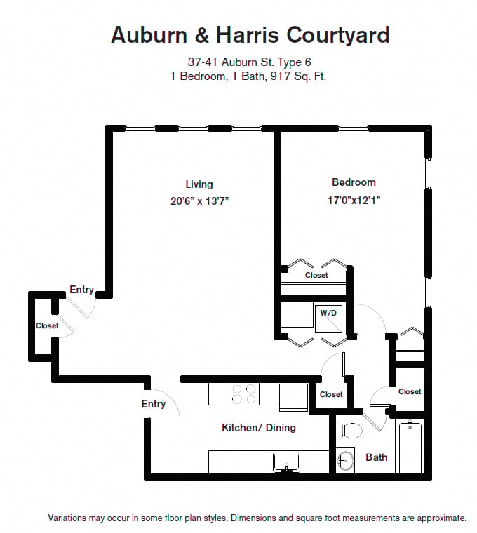 1 bed, 1 bath apartment for rent at 37 Auburn St Unit 41-4, Coolidge Corner — photo 2 of 3