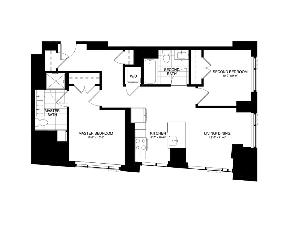 2 bed, 2 bath apartment for rent at 345 Harrison Ave Unit 541D, South End — photo 14 of 14