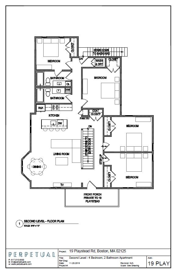 4 bed, 2 bath apartment for rent at 19 Playstead Rd Unit Ad, Dorchester — photo 13 of 16