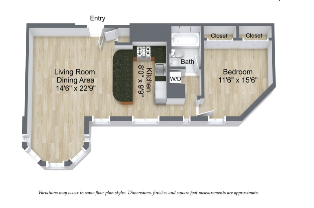 1 bed, 1 bath apartment for rent at 17 Chapel St Unit A0806, Longwood — photo 17 of 17
