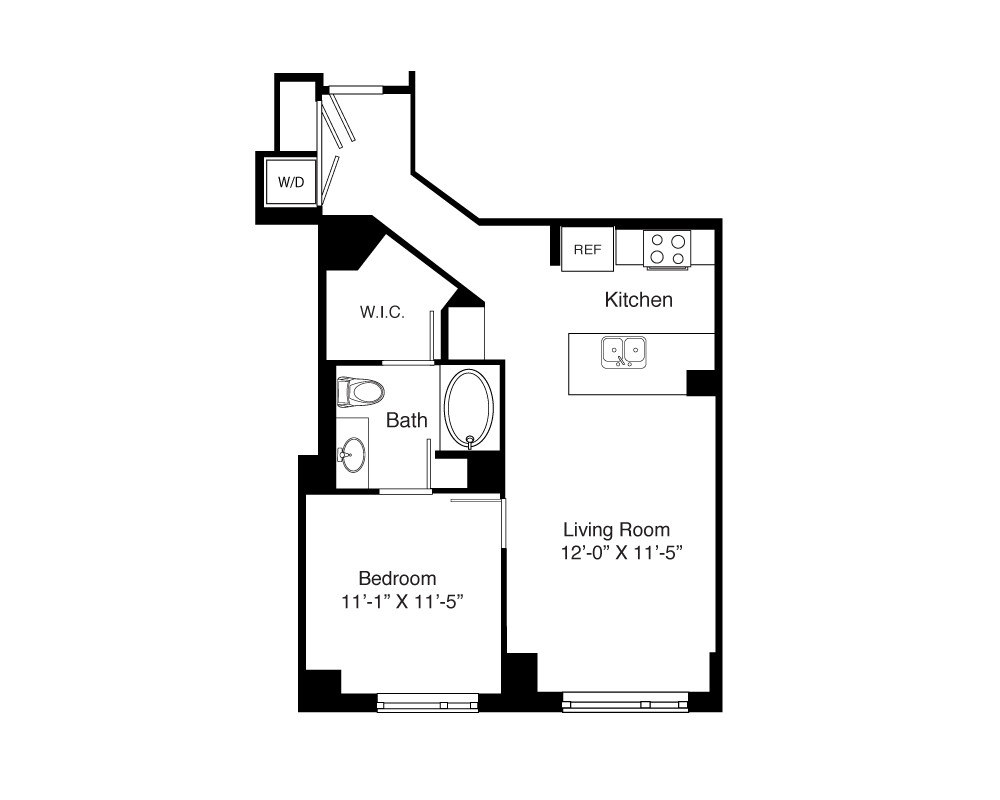 1 bed, 1 bath apartment for rent at 100 Pier 4 Blvd Unit 2208, Seaport District — photo 12 of 14