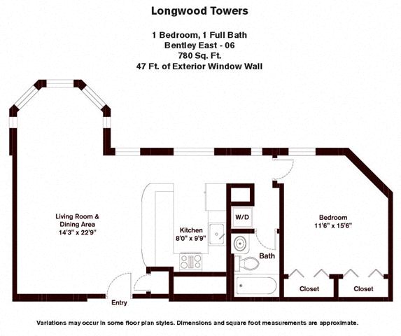 1 bed, 1 bath apartment for rent at 20 Chapel Unit A-406, Longwood — photo 12 of 12