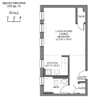 Studio bed, 1 bath apartment for rent at 151 Park Dr Unit 22, Fenway — photo 6 of 6