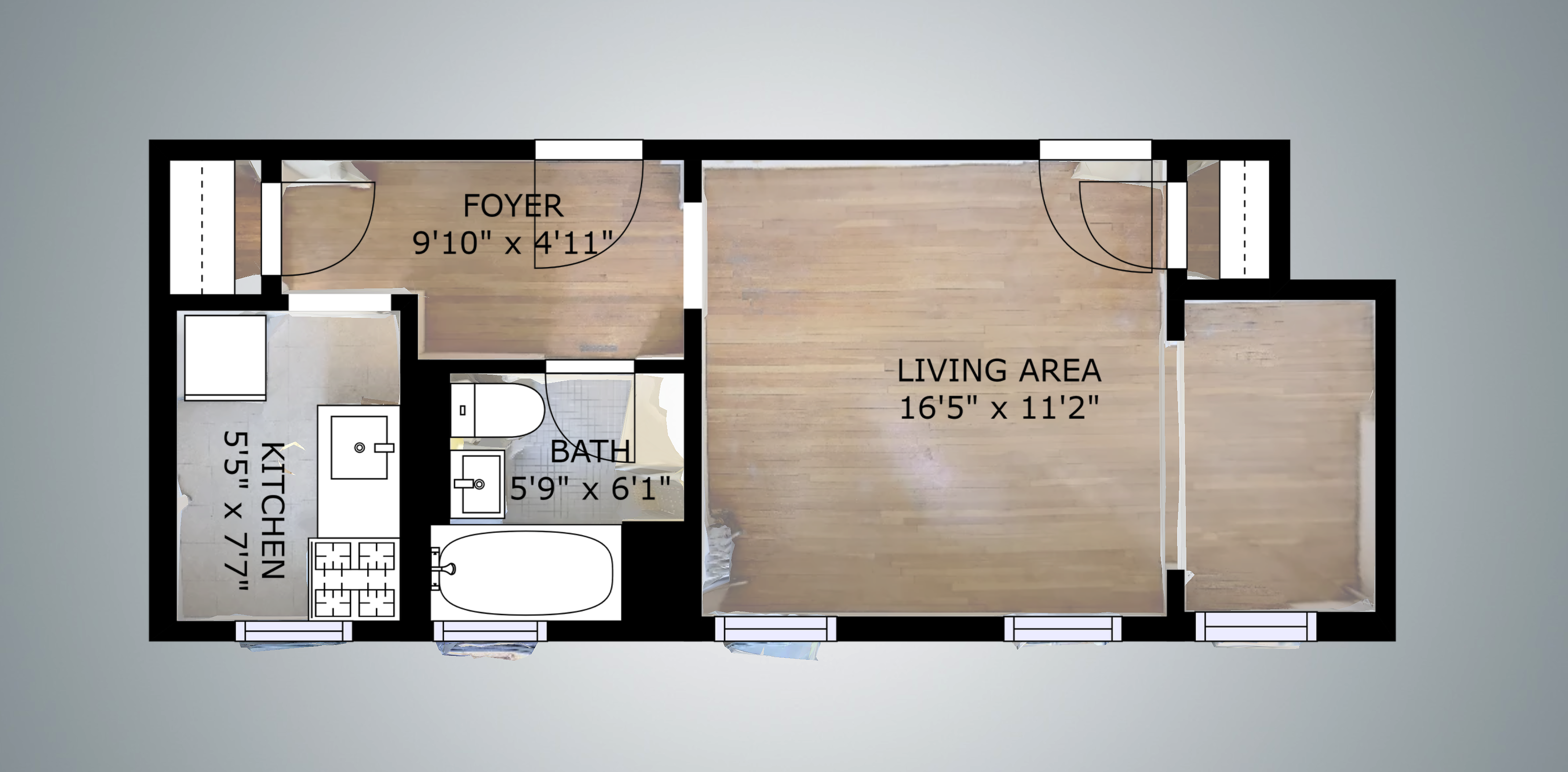 Studio bed, 1 bath apartment for rent at 137 Park Dr Unit 44, Fenway — photo 10 of 10