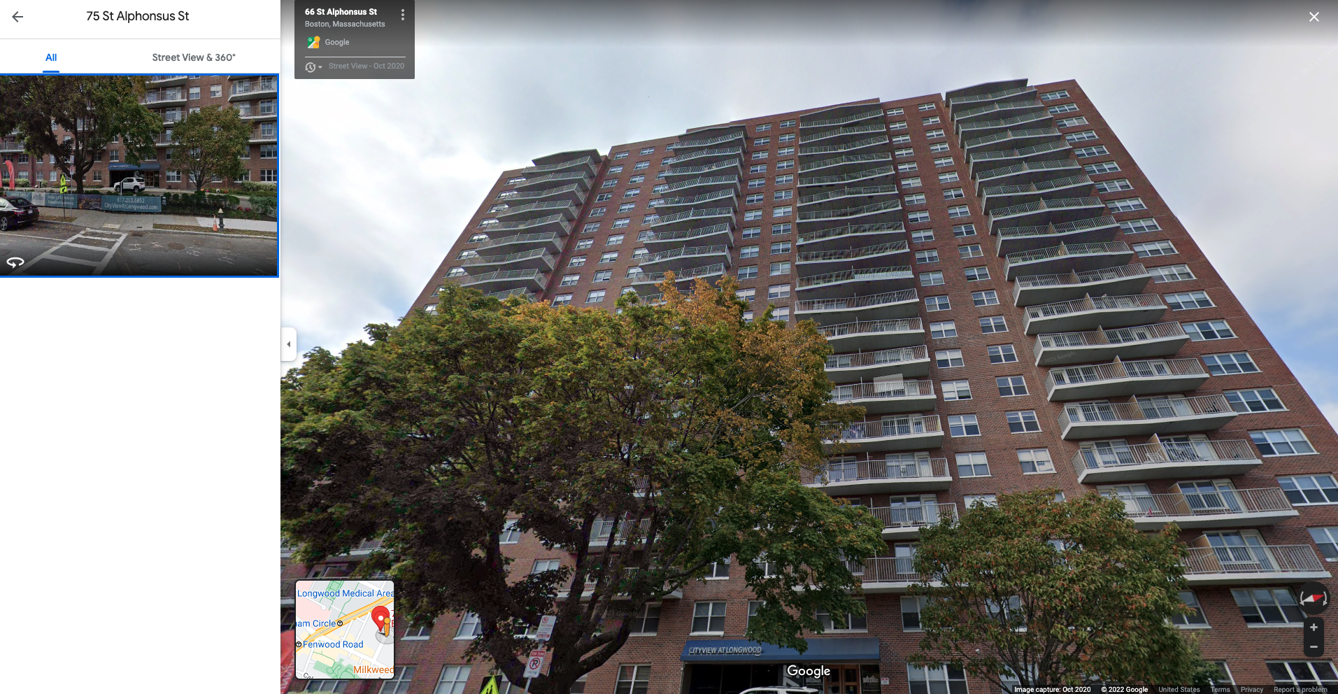 1 bed, 1 bath apartment for rent at 75 Saint Alphonsus St Unit 1105, Mission Hill