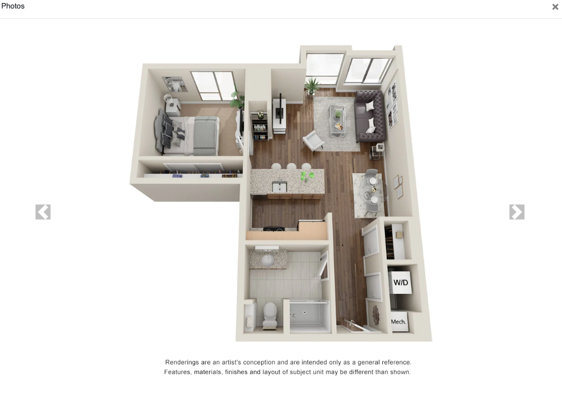 1 bed, 1 bath apartment for rent at 411 D St Unit N510, Seaport District — photo 2 of 2