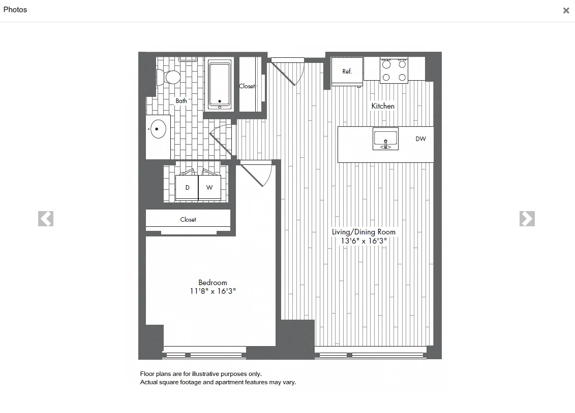 1 bed, 1 bath apartment for rent at 505 Congress St Unit 1909, Seaport District — photo 2 of 2