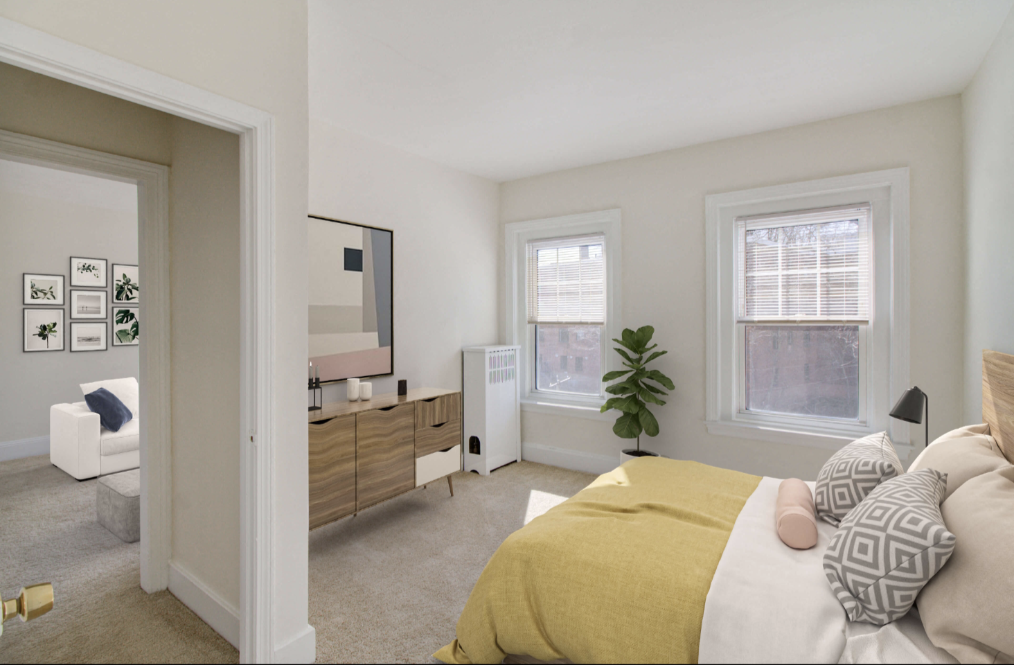 2 bed, 1 bath apartment for rent at 1223 Beacon St Unit 401A, Coolidge Corner — photo 4 of 4