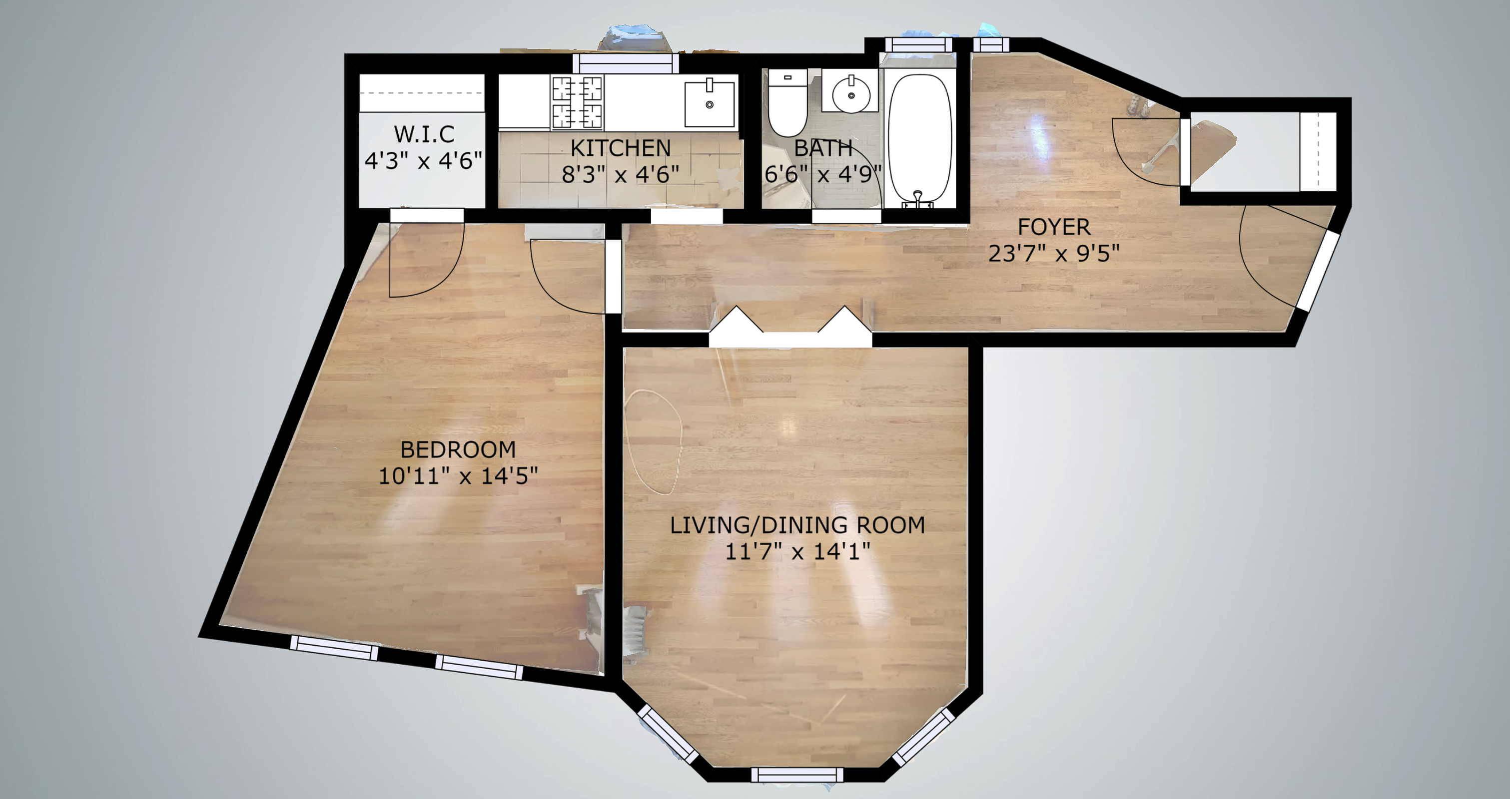 1 split bed, 1 bath apartment for rent at 137 Park Dr Unit 4, Fenway — photo 8 of 8