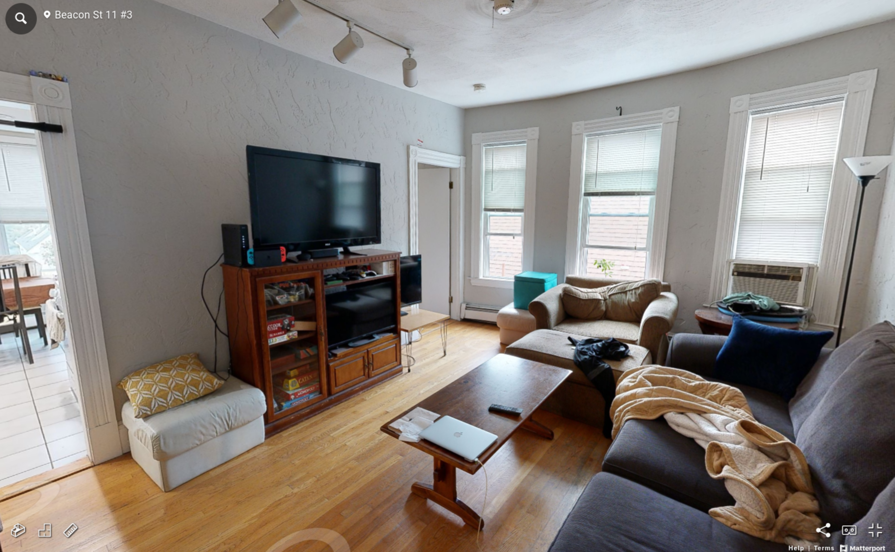 3 bed, 1 bath apartment for rent at 11 Beacon St Unit 3R, Ward Two — photo 3 of 5