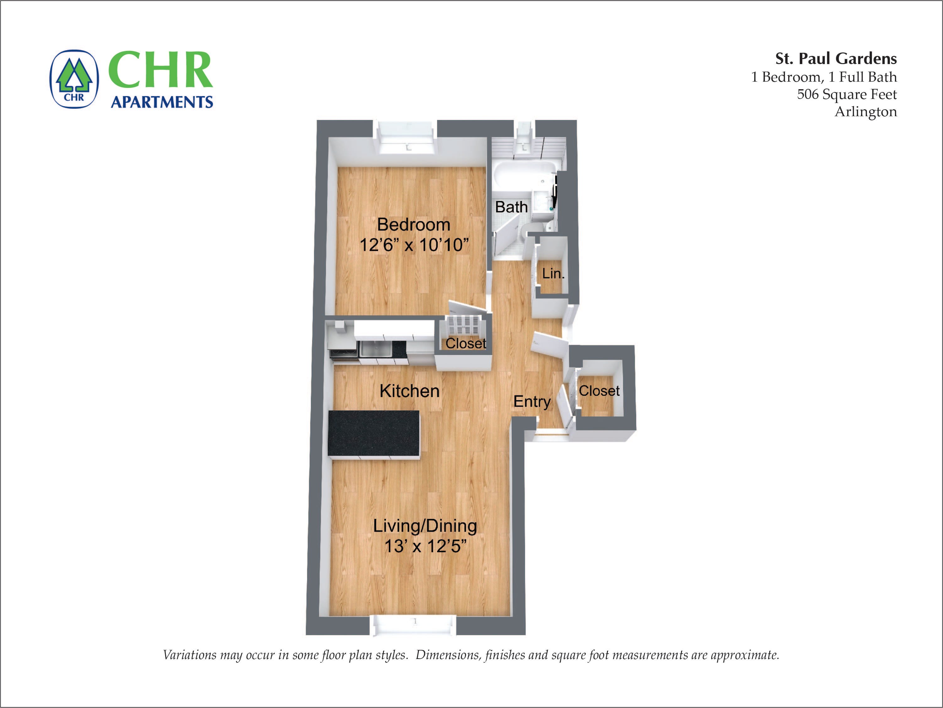 1 bed, 1 bath apartment for rent at 70 Saint Paul St Unit 84-4, Coolidge Corner