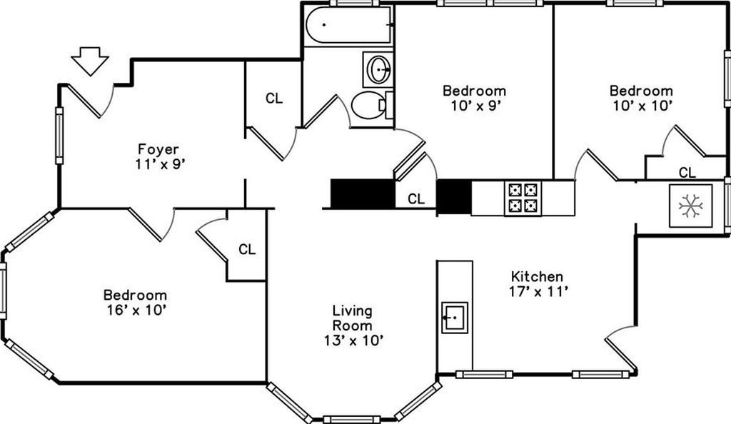 3 bed, 1 bath apartment for rent at 11 Joseph St Unit 1, Dorchester — photo 10 of 13