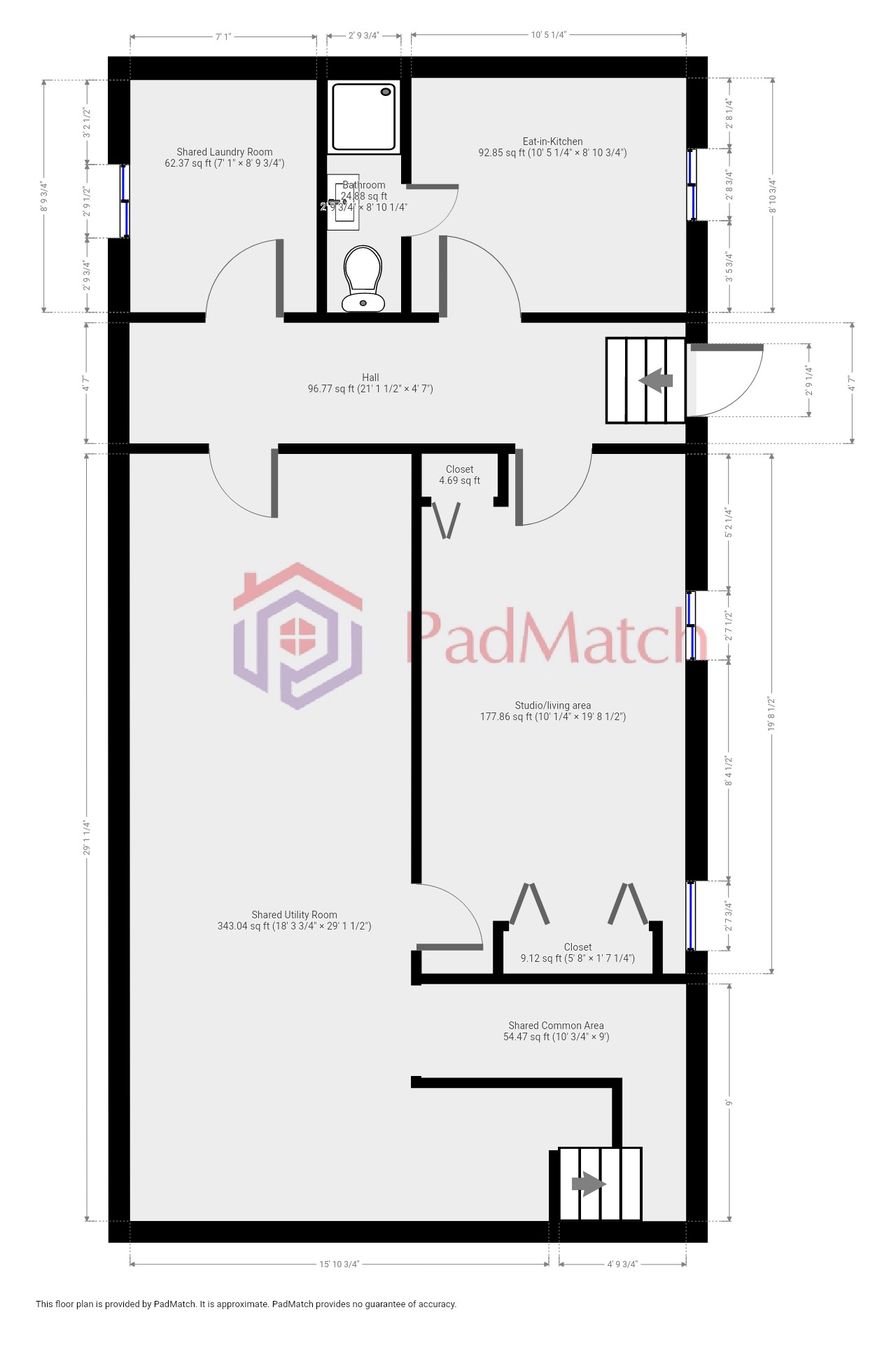 Studio bed, 1 bath apartment for rent at 2319 Centre St Unit B, West Roxbury — photo 11 of 13