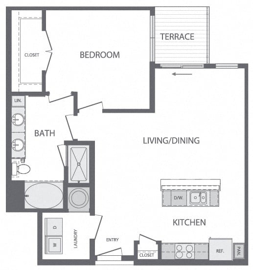 1 bed, 1 bath apartment for rent at 160 Cambridgepark Dr Unit 245, North Cambridge — photo 2 of 3