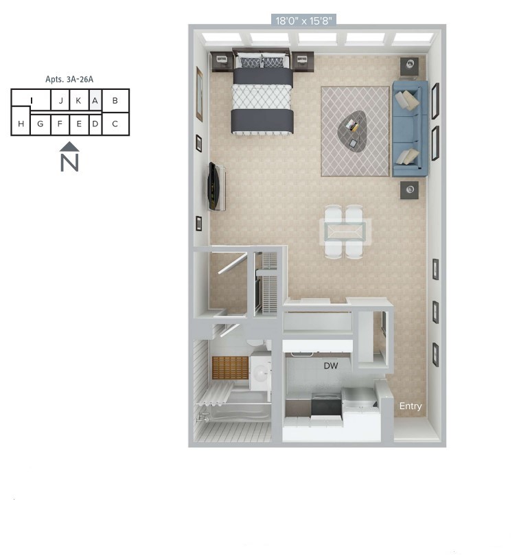 Studio bed, 1 bath apartment for rent at 770 Boylston St Unit 780-10A, Back Bay — photo 2 of 2