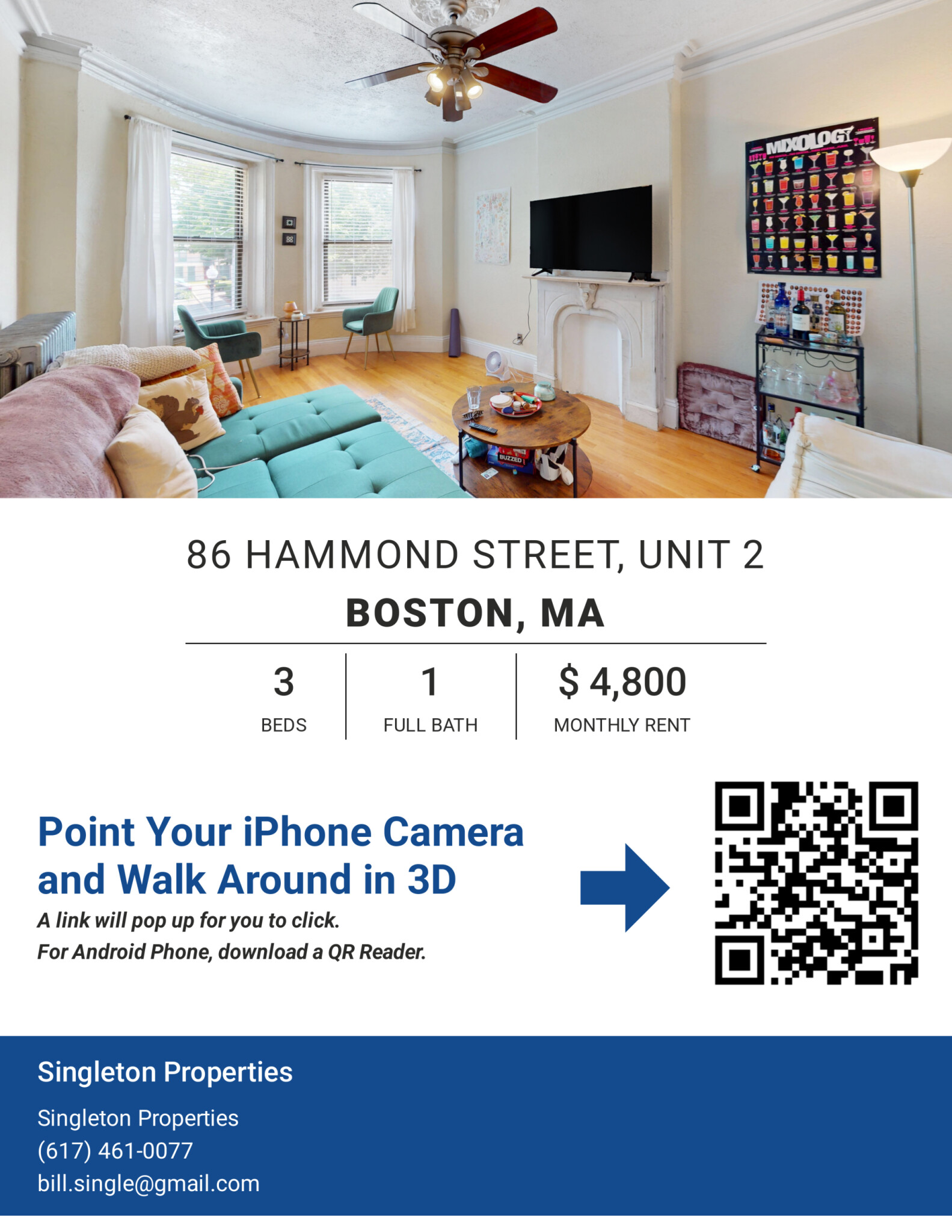 86 Hammond St, Roxbury