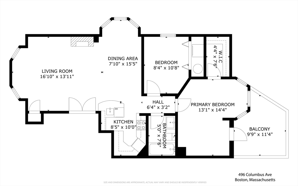 496 Columbus Ave, South End