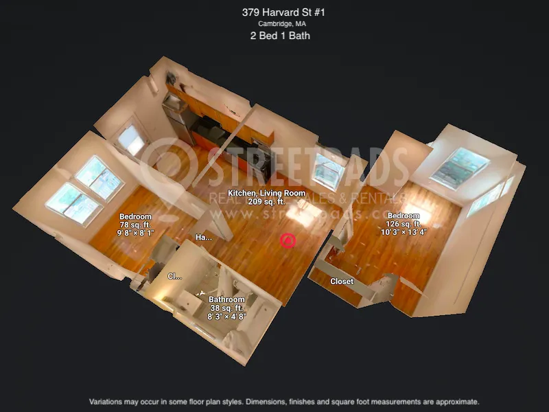 379 Harvard St, Mid-Cambridge