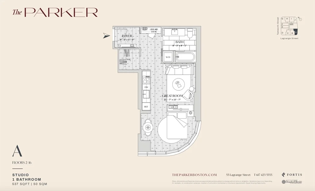 55 Lagrange, Theatre District