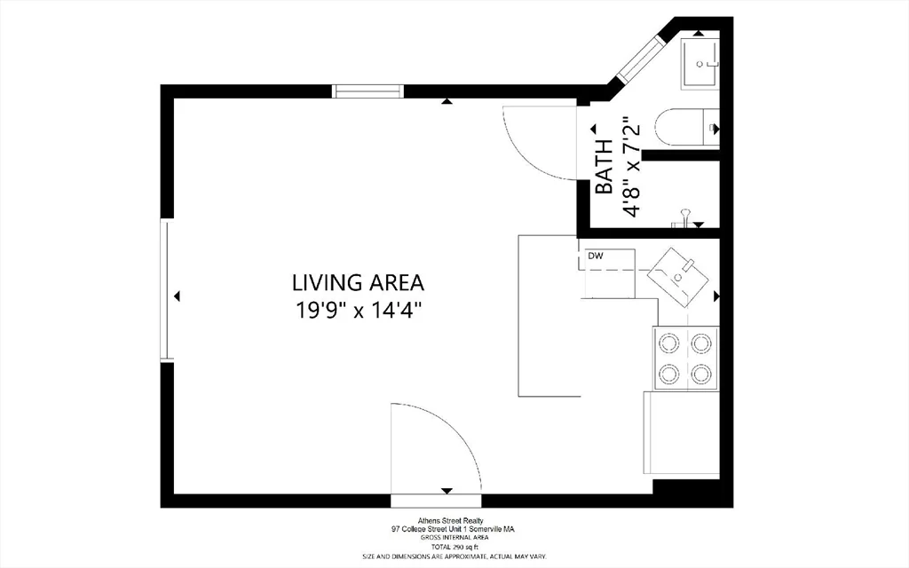 97 College Ave, Powder House Square