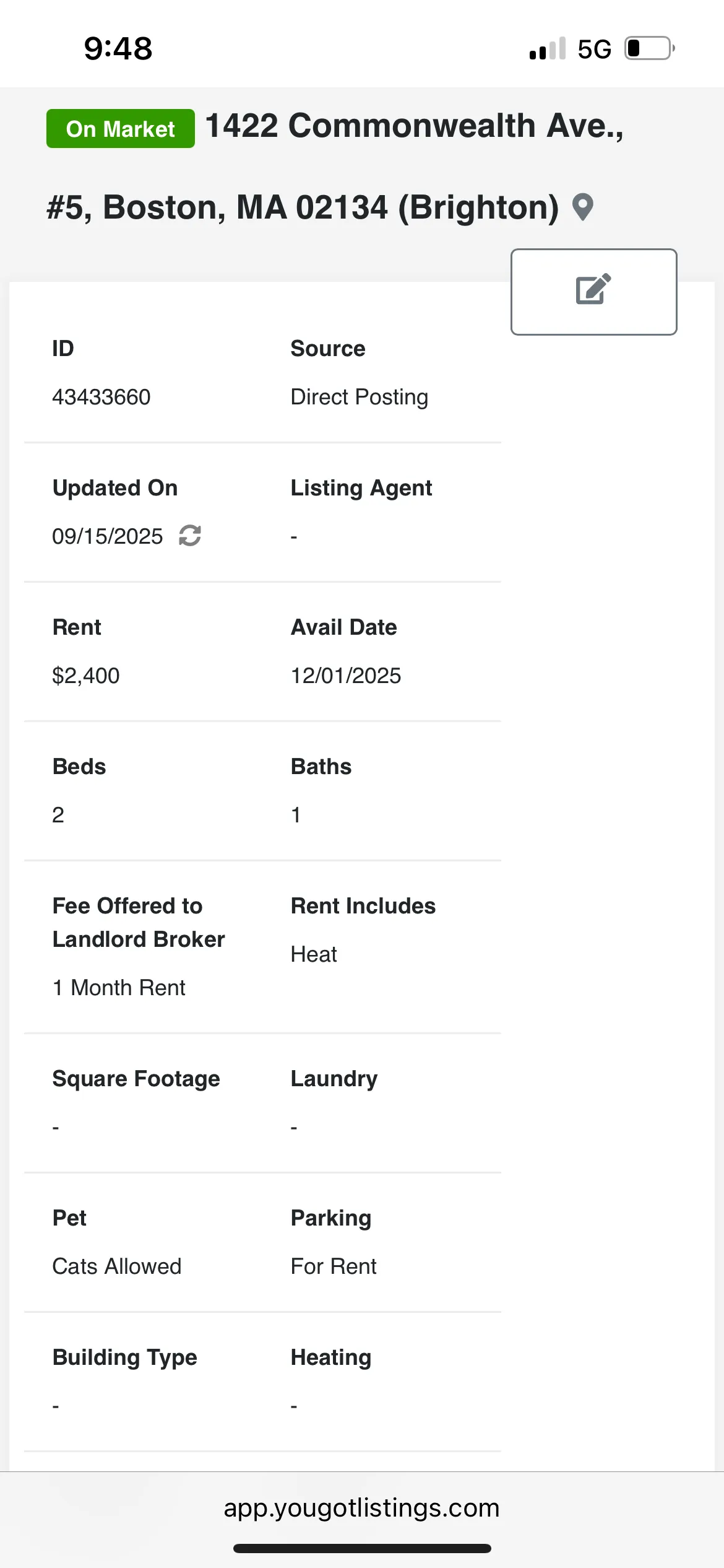 1422 Commonwealth Ave, Brighton