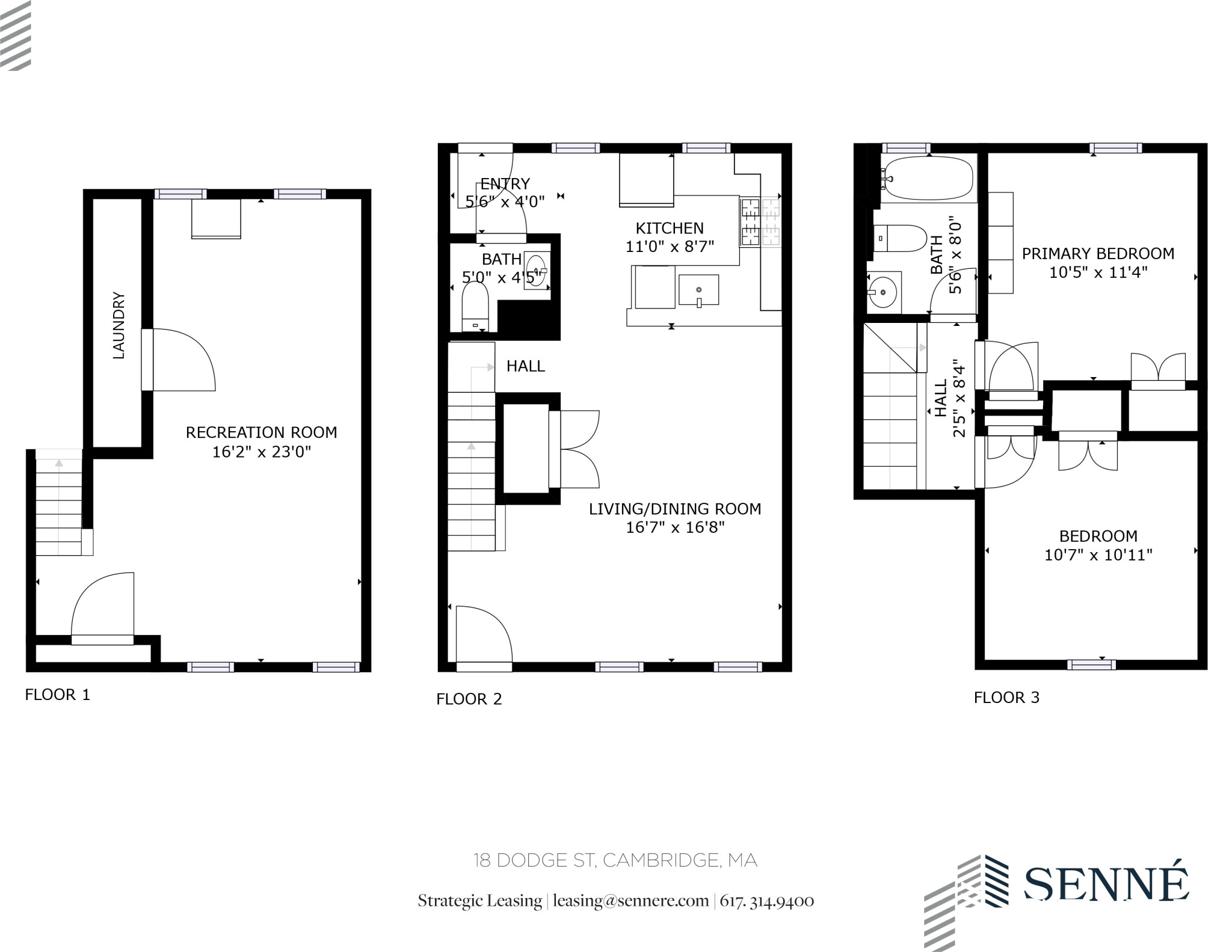 2 bed, 1.5 bath apartment for rent at 20 Dodge St Unit 1, Cambridgeport — photo 1 of 16