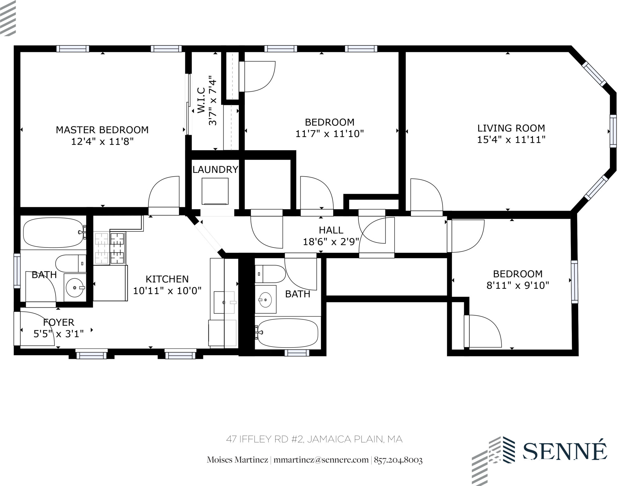 3 bed, 2 bath apartment for rent at 47 Iffley Rd Unit 3A, Jamaica Plain — photo 1 of 13
