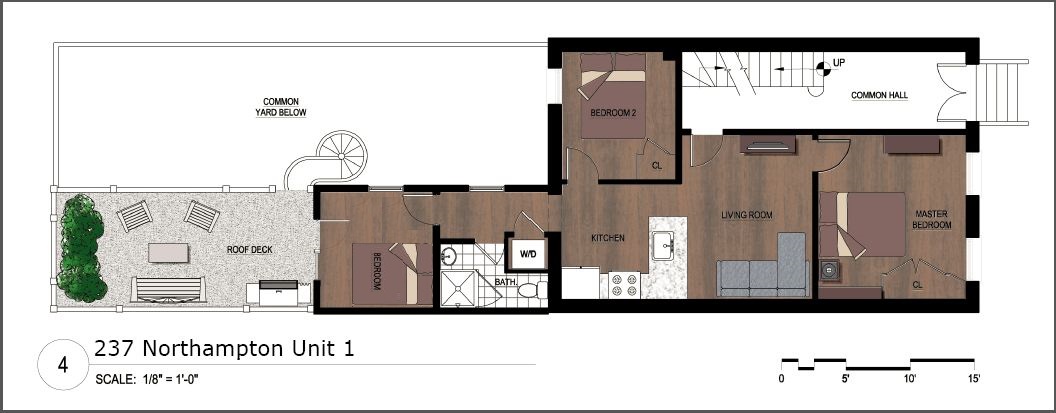 3 bed, 1 bath apartment for rent at 237 Northampton St Unit 1, South End — photo 11 of 11