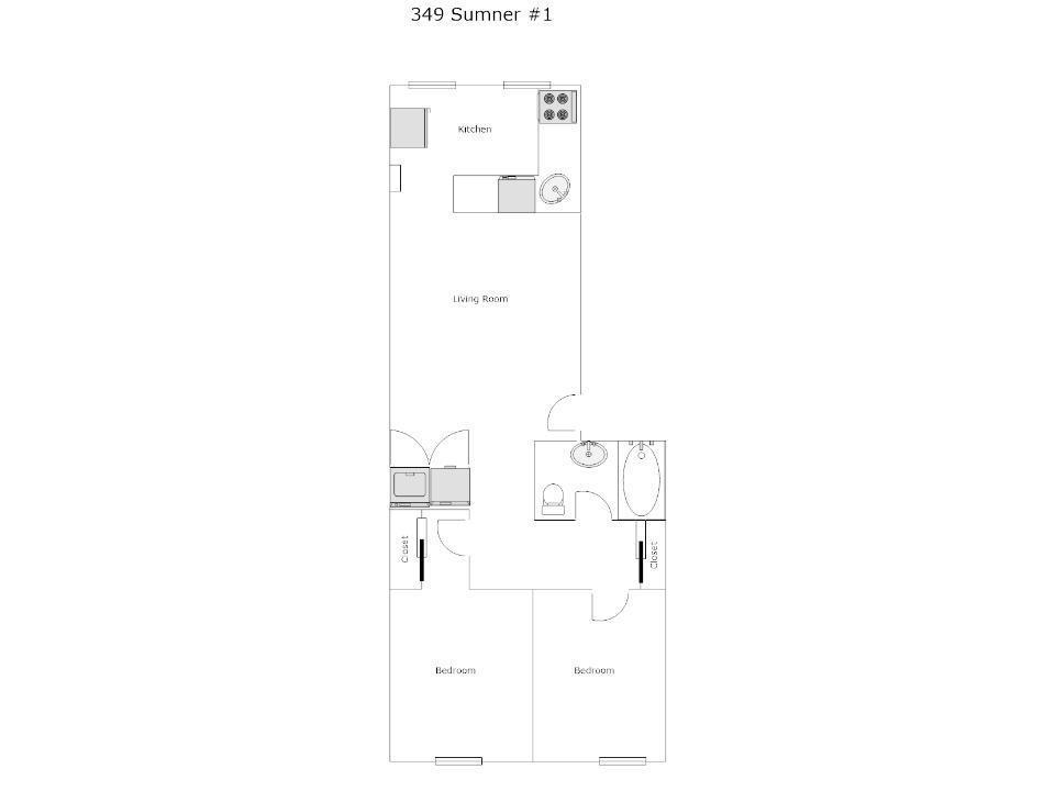 2 bed, 1 bath apartment for rent at 349 Sumner St Unit 1, East Boston — photo 18 of 18