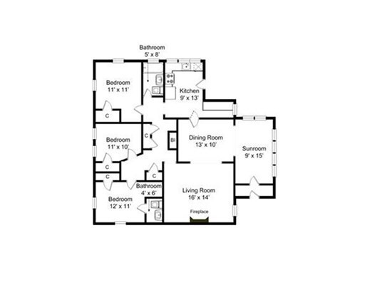 3 bed, 1.5 bath apartment for rent at 44 Madison Ave Unit 2, Newton — photo 15 of 16