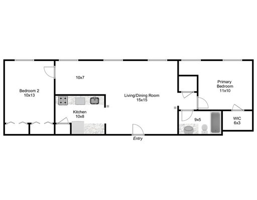 2 bed, 1 bath apartment for rent at 21 Linden St Unit 312, Wollaston — photo 23 of 31
