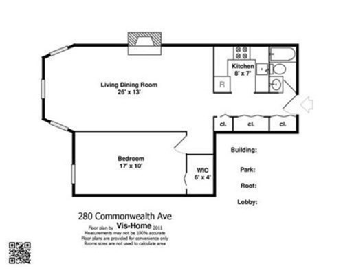 1 bed, 1 bath apartment for rent at 280 Commonwealth Ave Unit 202, Back Bay — photo 8 of 8